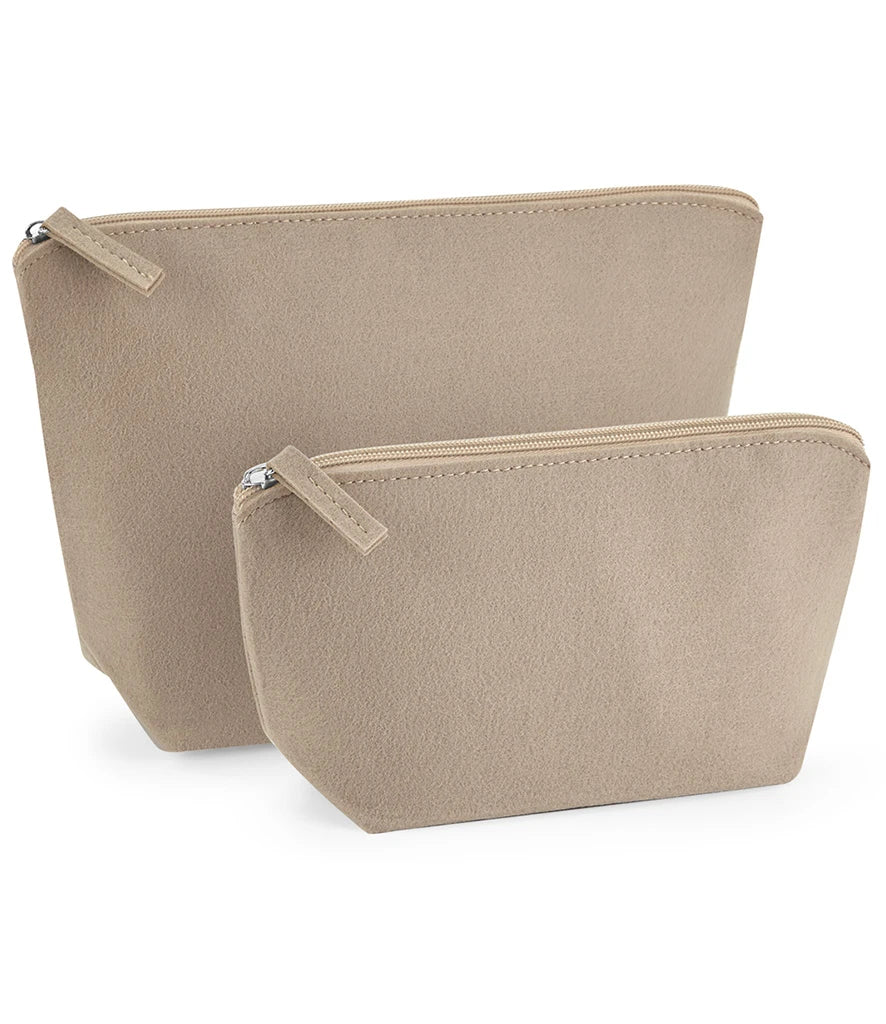 BagBase Felt Accessory Bag — Sand