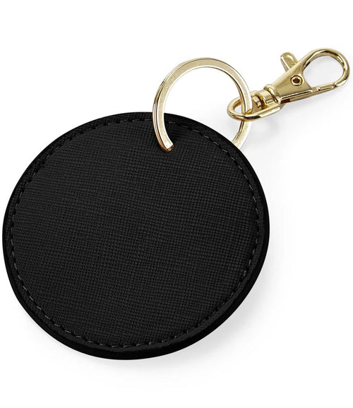 BagBase Boutique Circular Key Clip — Black