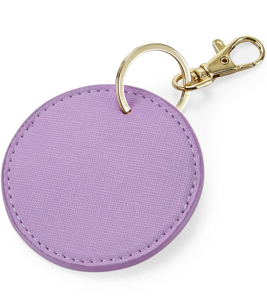 BagBase Boutique Circular Key Clip — Lilac