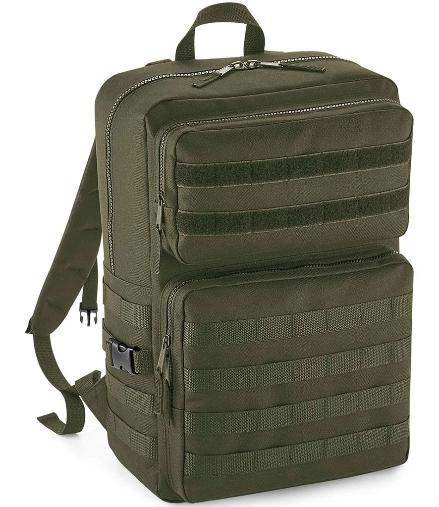 BagBase MOLLE Tactical Backpack — Military Green