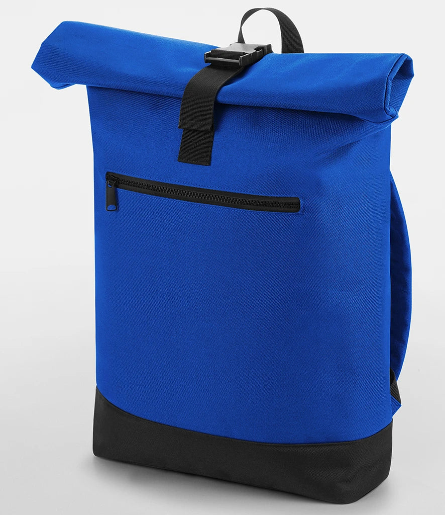 BagBase Roll-Top Backpack — Bright Royal
