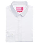 Brook Taverner Ladies Trevi Long Sleeve Poplin Shirt — White