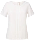 Brook Taverner Ladies Felina Short Sleeve Shirt — White