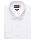 Brook Taverner Rapino Long Sleeve Poplin Shirt — White