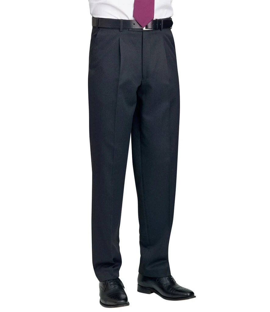 Brook Taverner Concept Delta Trousers — Charcoal