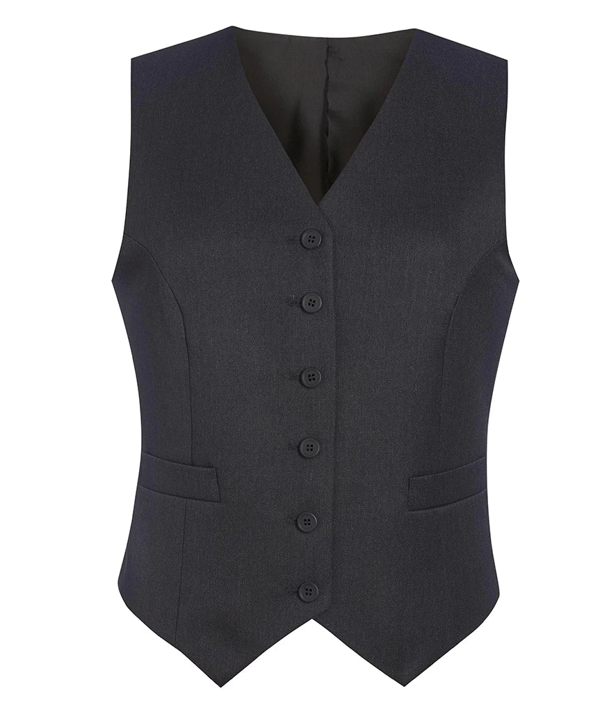 Brook Taverner Ladies Concept Omega Waistcoat — Charcoal