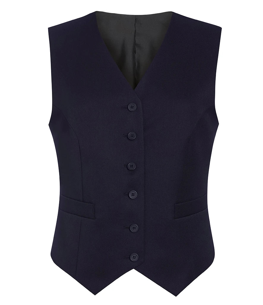 Brook Taverner Ladies Concept Omega Waistcoat — Navy
