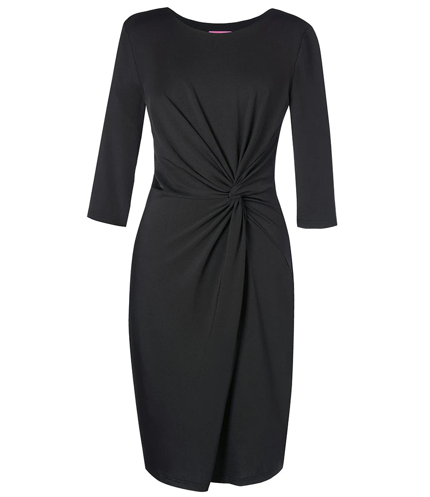 Brook Taverner Ladies Jersey Stretch Neptune Dress — Black
