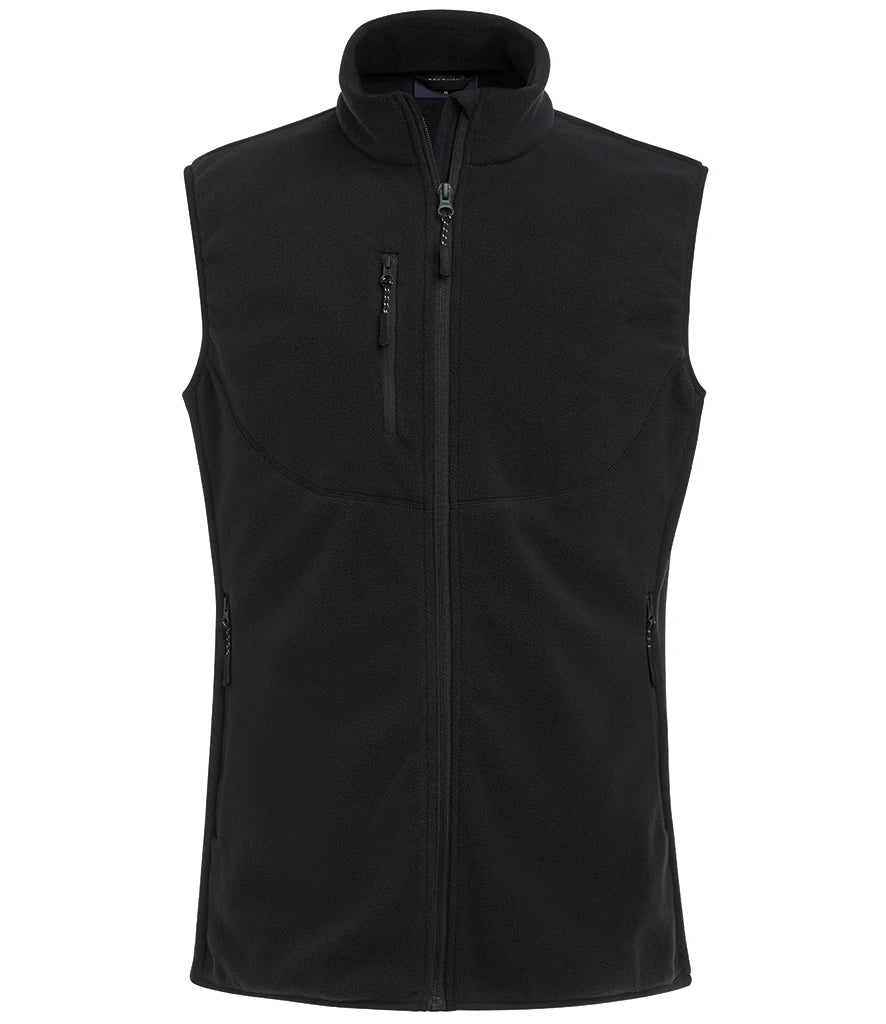 Brook Taverner Rochester Core Fleece Gilet — Black