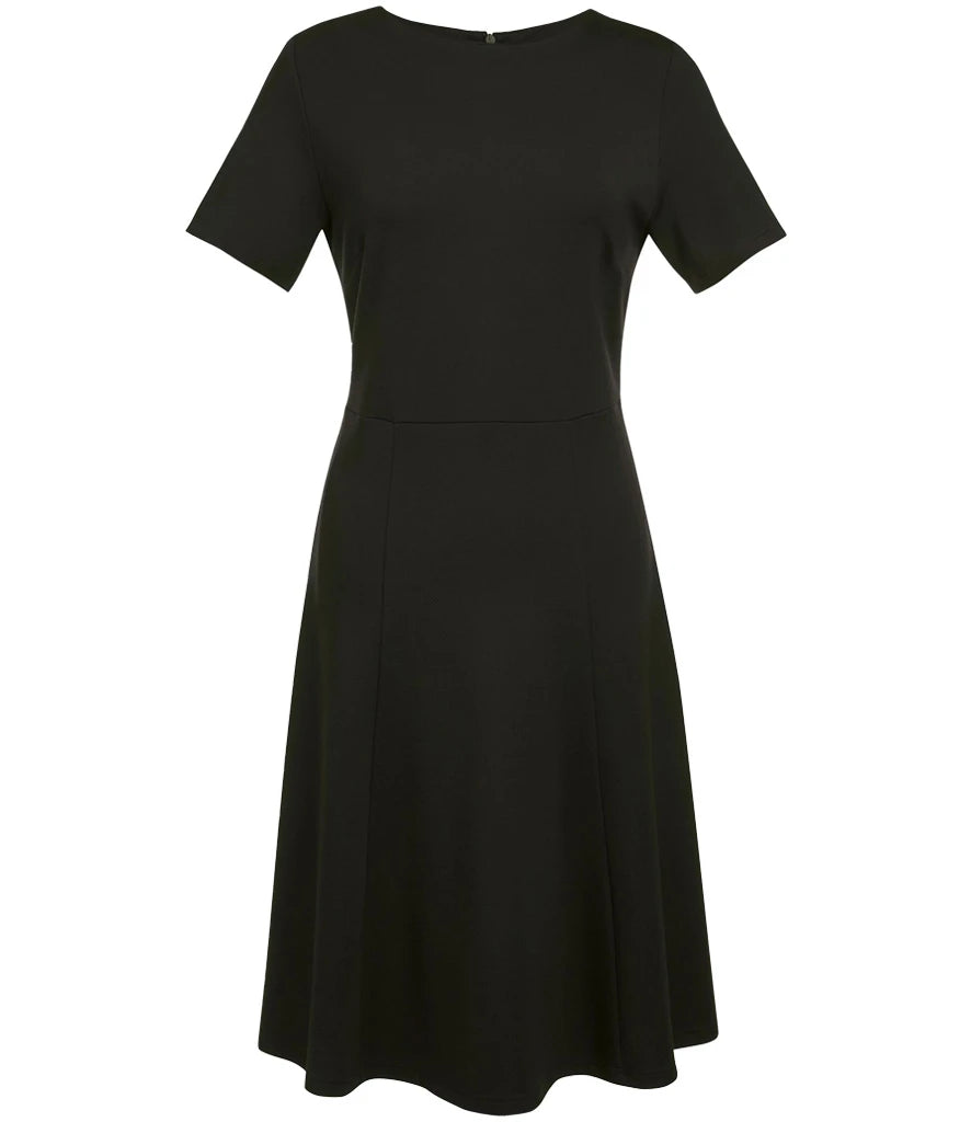Brook Taverner Ladies Jersey Stretch Belinda Dress — Black
