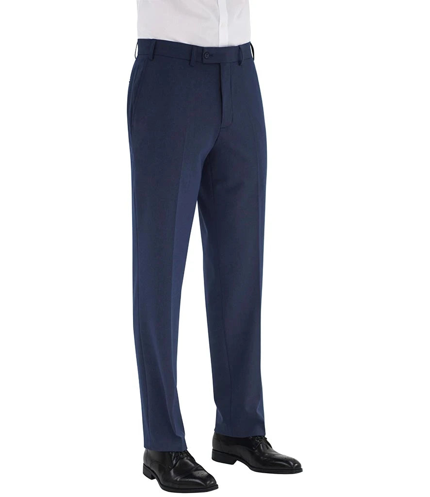 Brook Taverner Oliver Tailored Trousers — Denim
