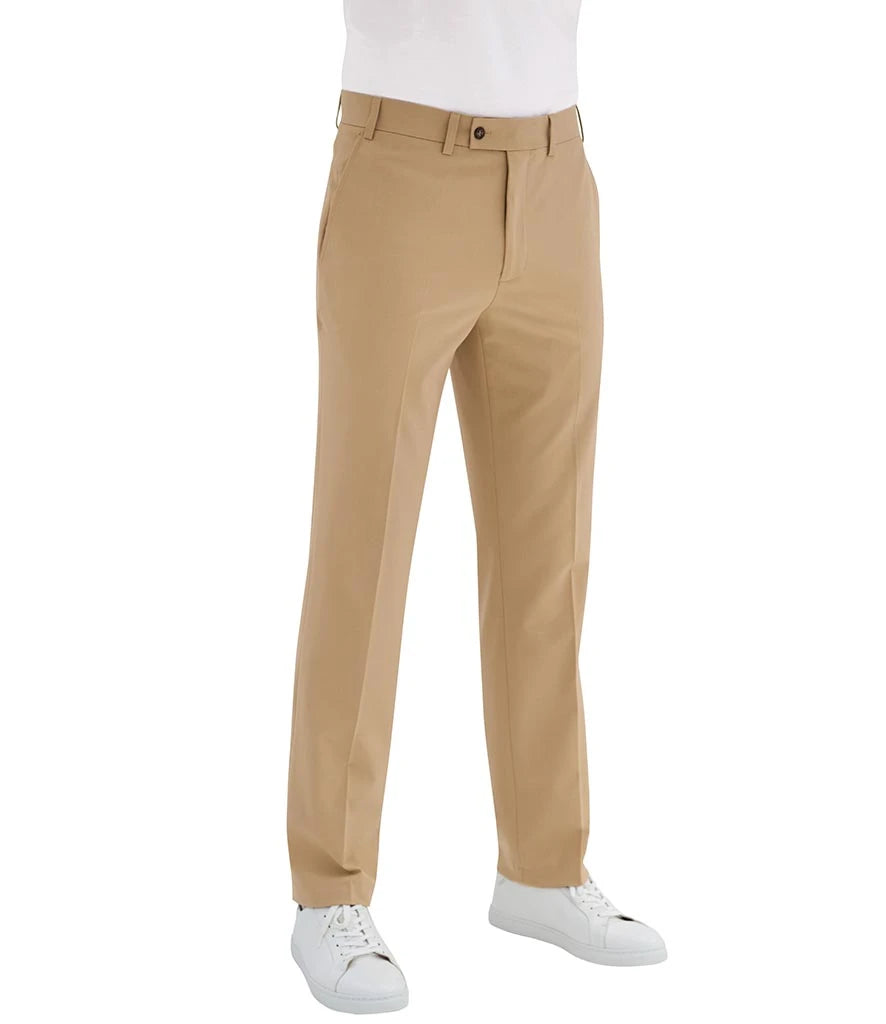 Brook Taverner Oliver Tailored Trousers — Sand