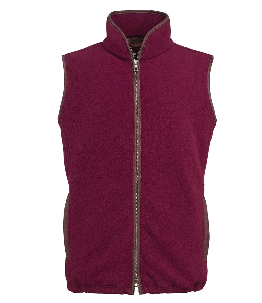 Brook Taverner Unisex Cincinnati Fleece Gilet — Fig