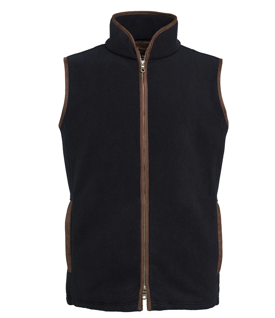 Brook Taverner Unisex Cincinnati Fleece Gilet — Gunmetal