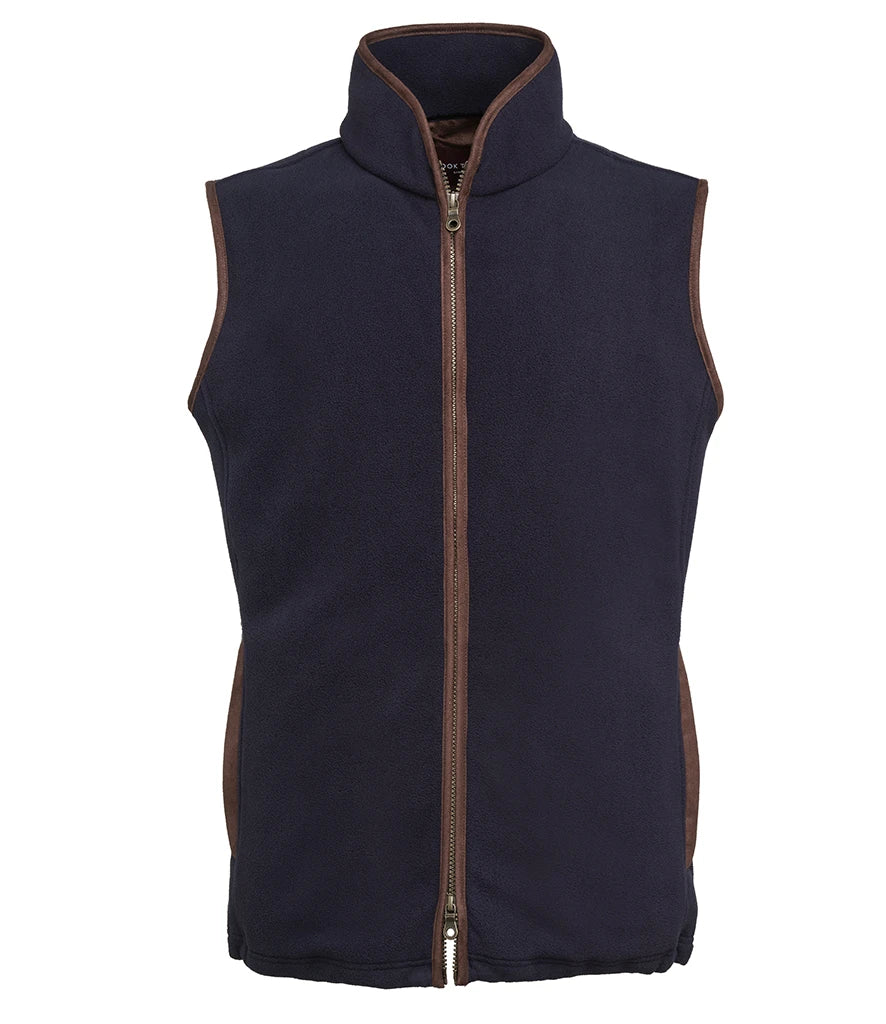 Brook Taverner Unisex Cincinnati Fleece Gilet — Navy