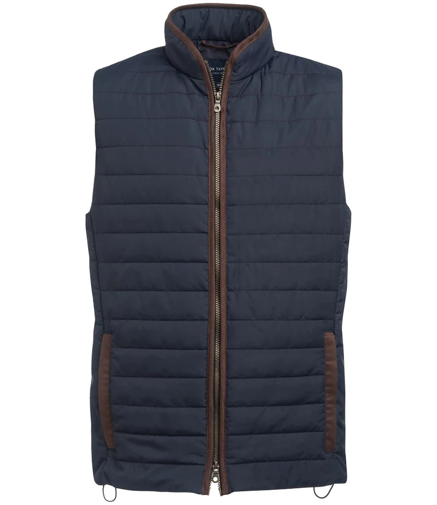 Brook Taverner Tampa Quilted Gilet — Navy