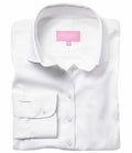Brook Taverner Ladies Aspen Long Sleeve Oxford Shirt — White
