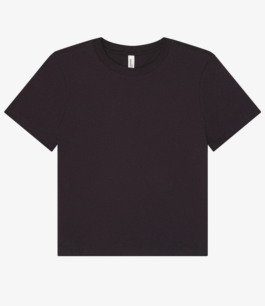 Bella Ladies Heavy Boxy T-Shirt — Dark Grey