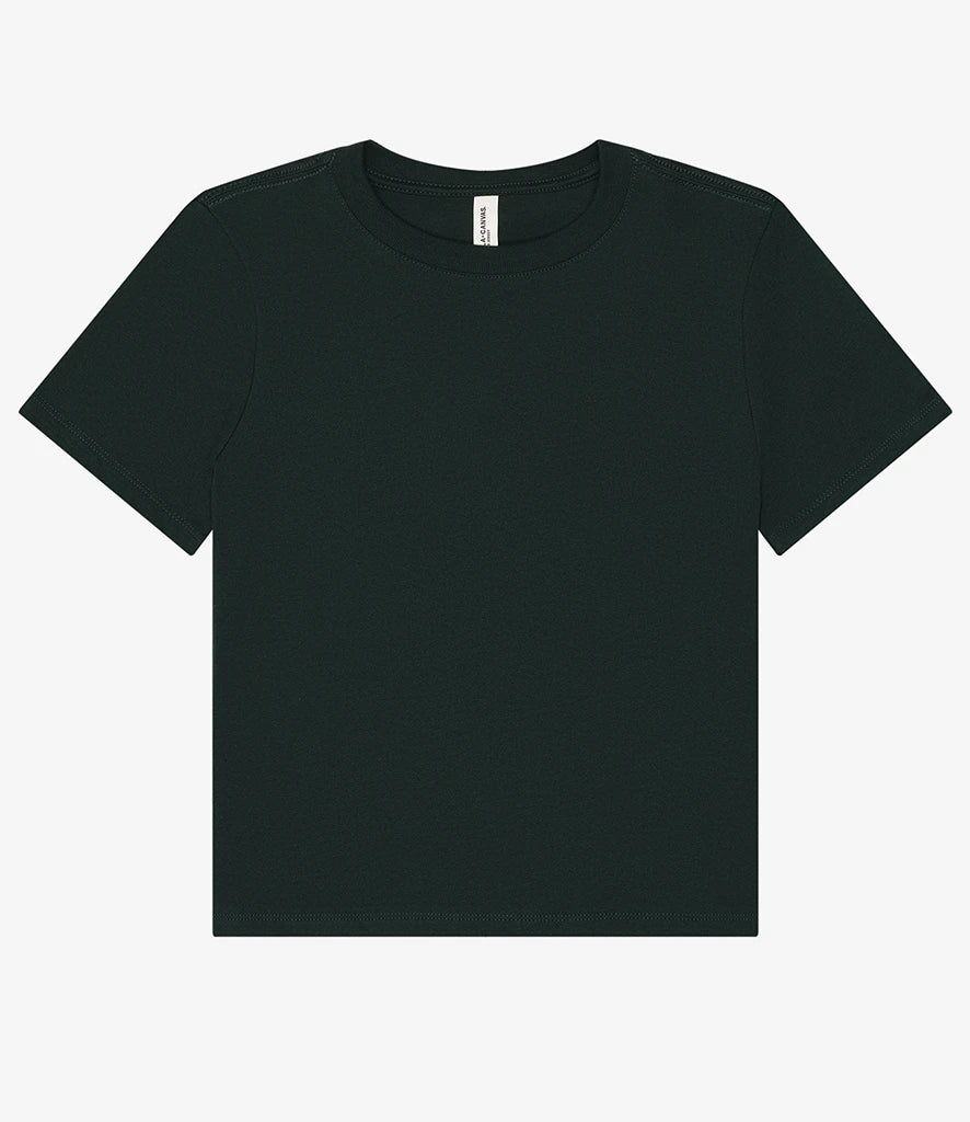 Bella Ladies Heavy Boxy T-Shirt — Forest Green