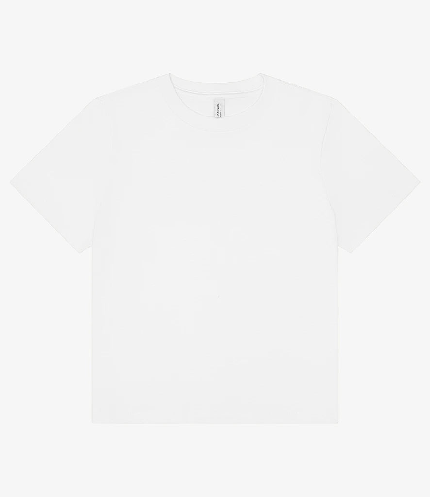 Bella Ladies Heavy Boxy T-Shirt — White