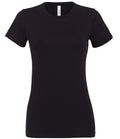 Bella Ladies Relaxed Jersey T-Shirt — Black