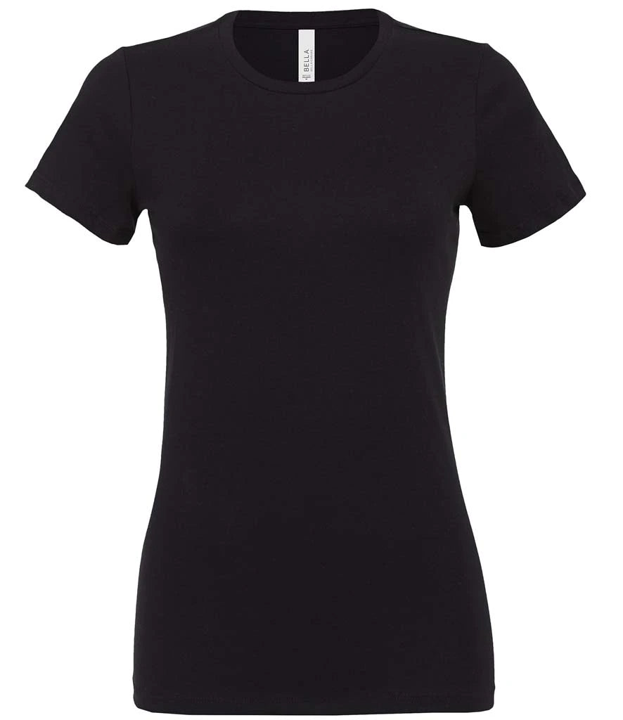 Bella Ladies Relaxed Jersey T-Shirt — Black