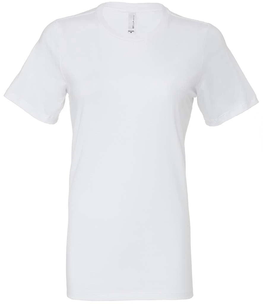 Bella Ladies Relaxed Jersey T-Shirt — White