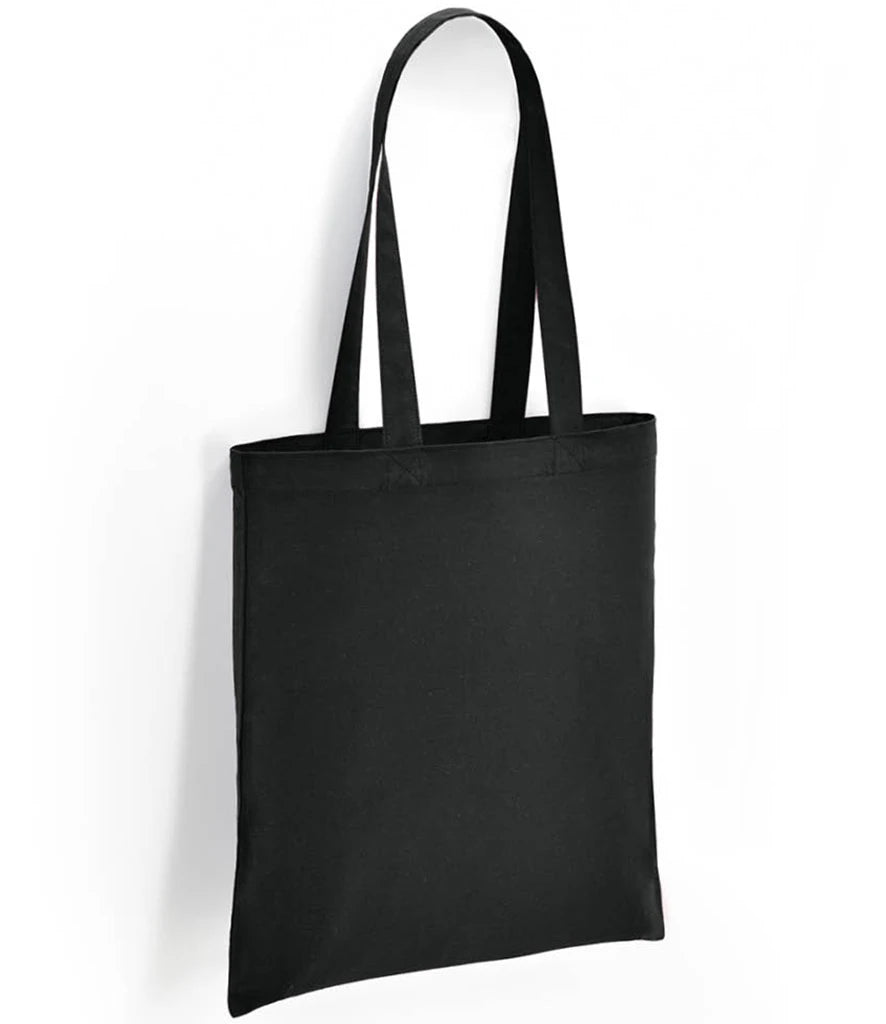 Brand Lab Cotton Long Handle Shopper — Black