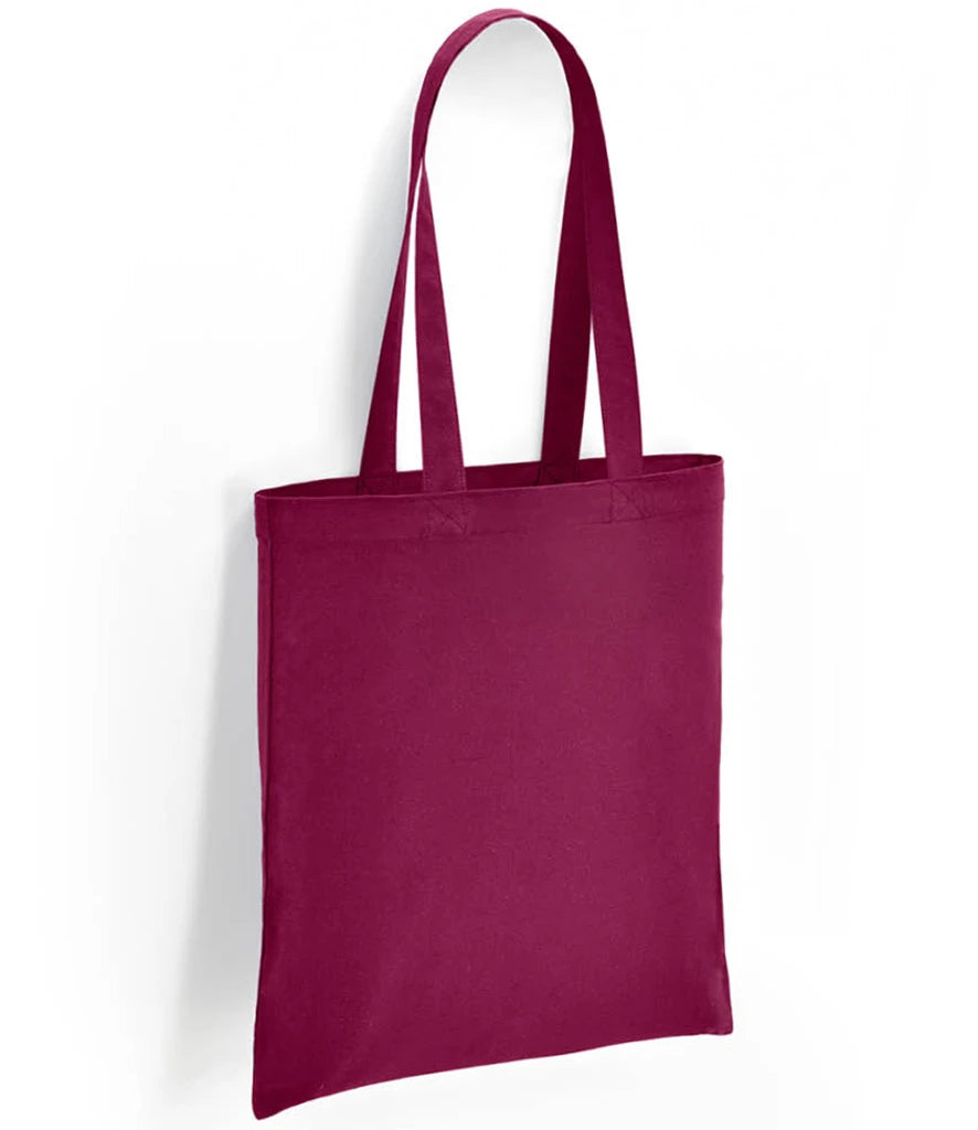 Brand Lab Cotton Long Handle Shopper — Burgundy