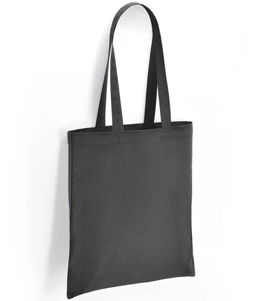 Brand Lab Cotton Long Handle Shopper — Charcoal