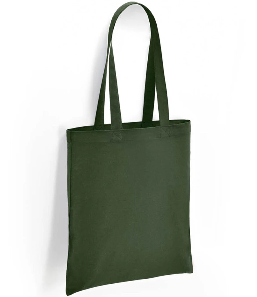Brand Lab Cotton Long Handle Shopper — Forest Green