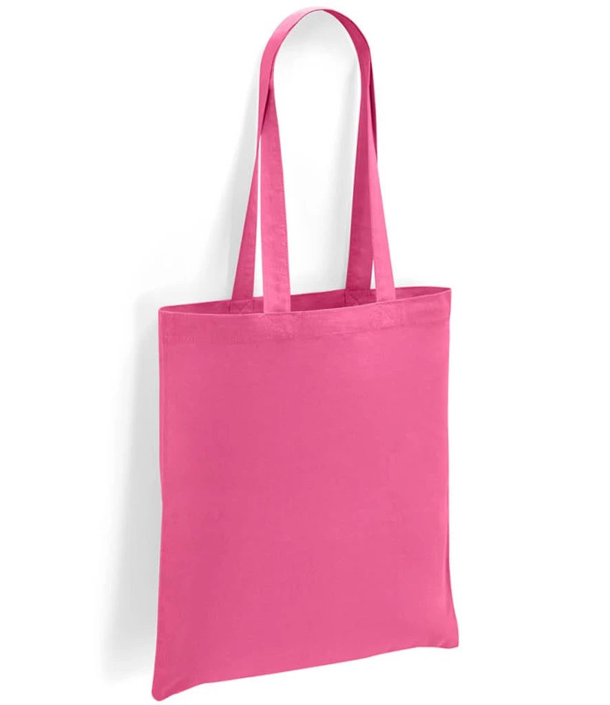 Brand Lab Cotton Long Handle Shopper — Fuchsia