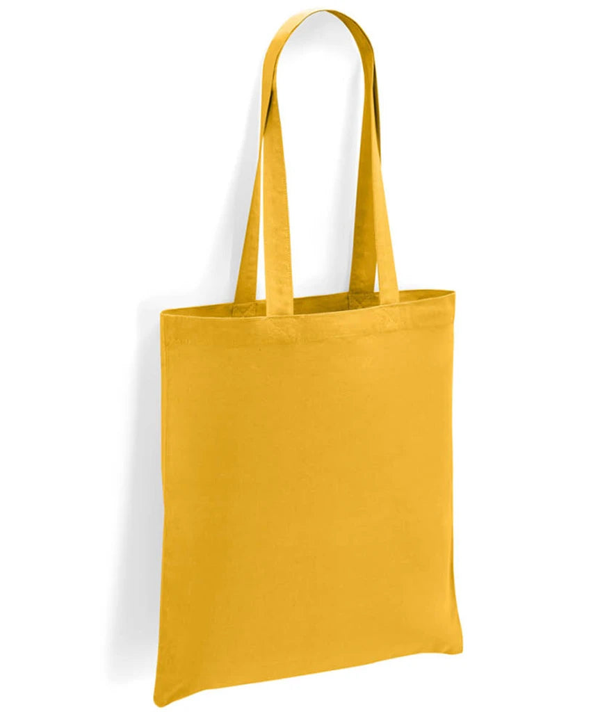 Brand Lab Cotton Long Handle Shopper — Mustard