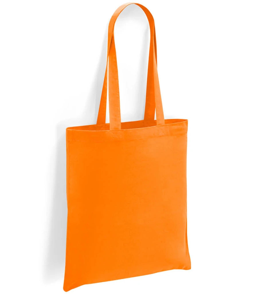Brand Lab Cotton Long Handle Shopper — Orange