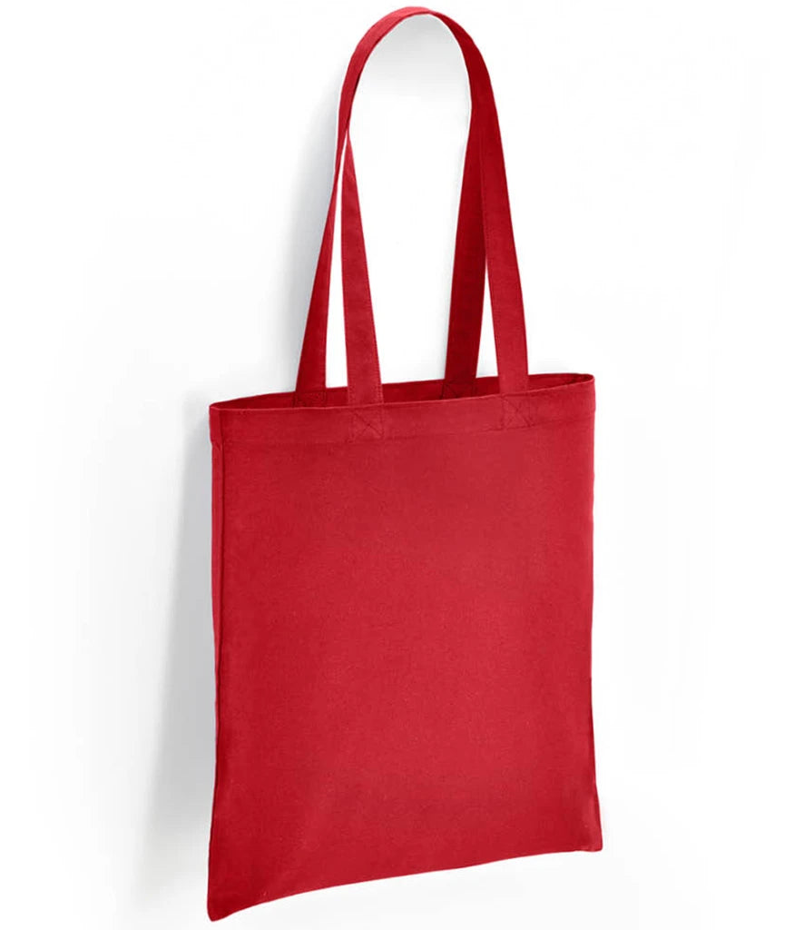 Brand Lab Cotton Long Handle Shopper — Red