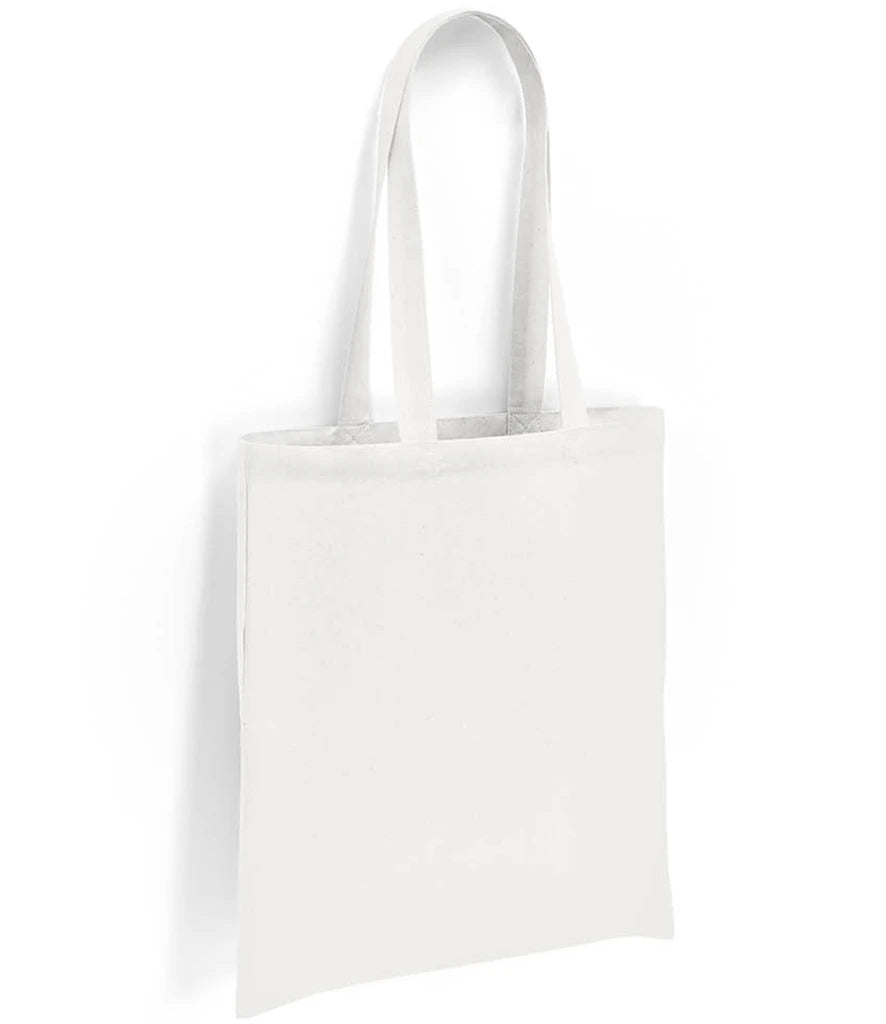 Brand Lab Cotton Long Handle Shopper — White