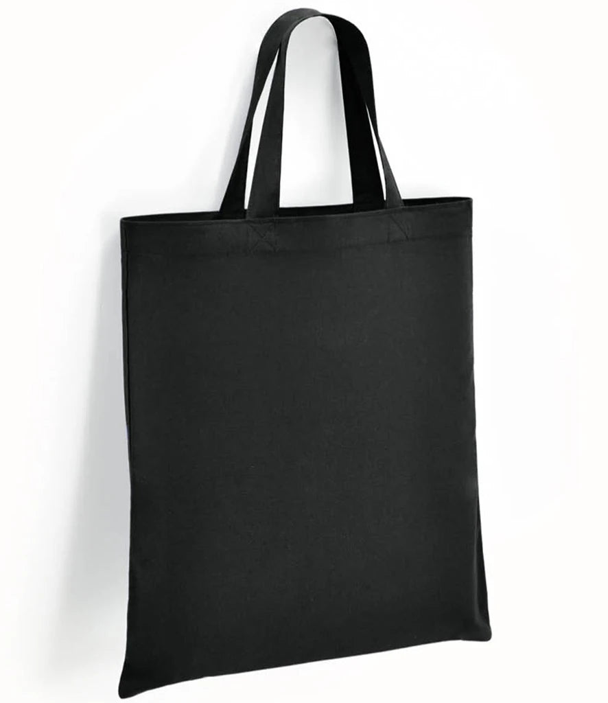 Brand Lab Cotton Short Handle Shopper — Black