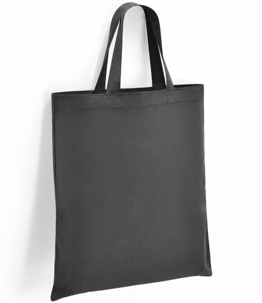 Brand Lab Cotton Short Handle Shopper — Charcoal