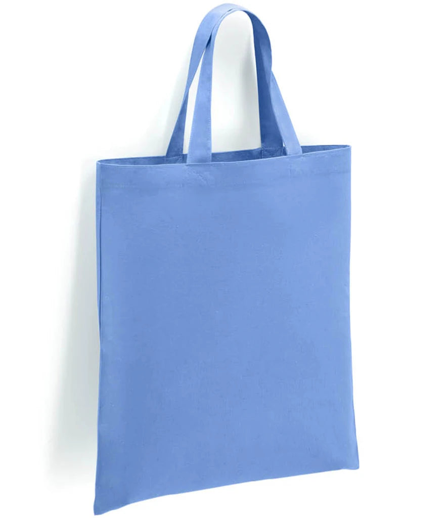 Brand Lab Cotton Short Handle Shopper — Denim Blue