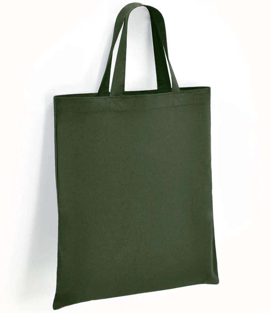 Brand Lab Cotton Short Handle Shopper — Forest Green