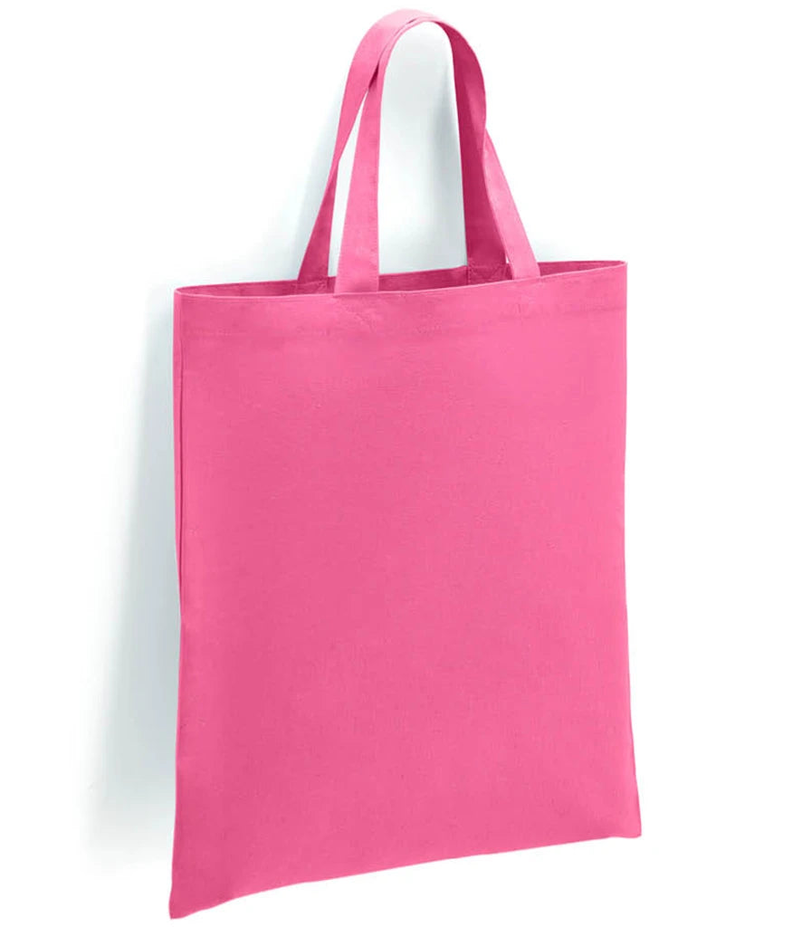 Brand Lab Cotton Short Handle Shopper — Fuchsia