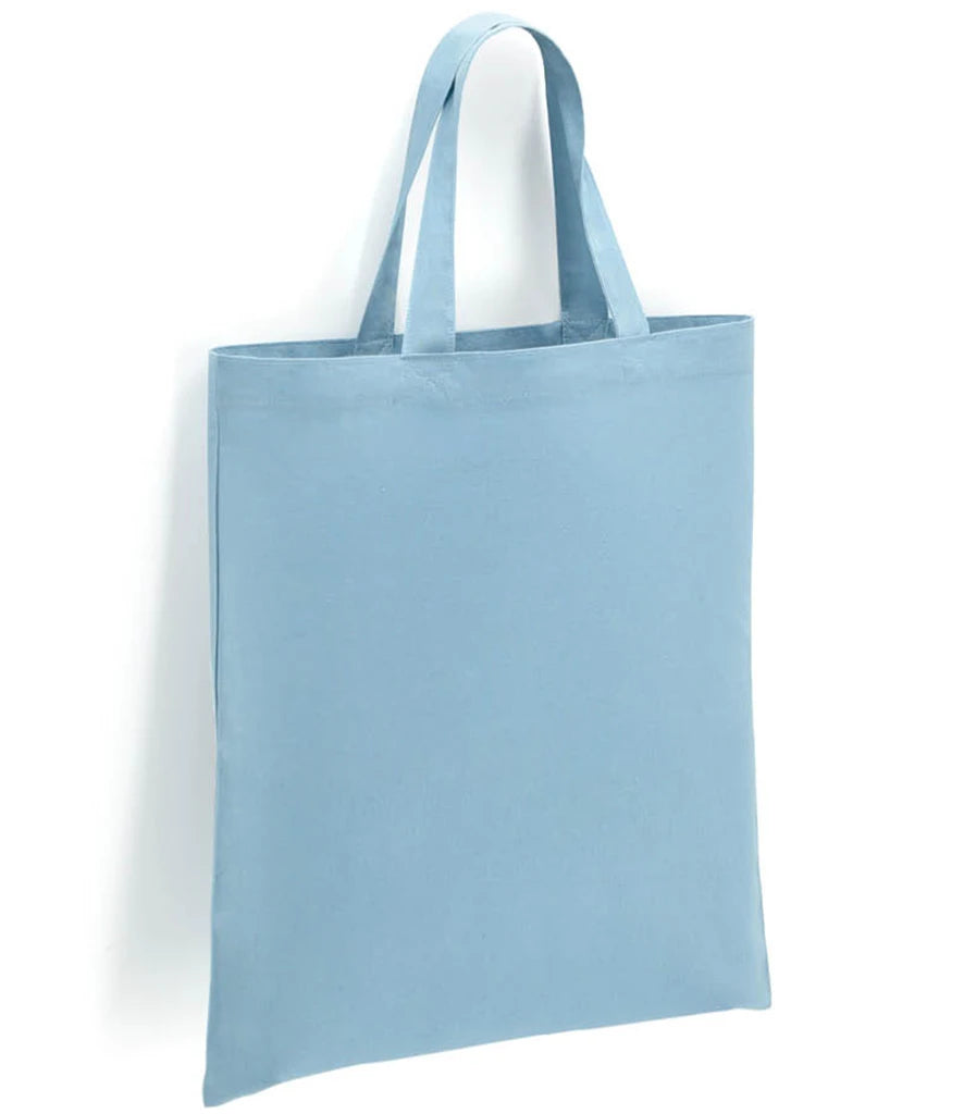 Brand Lab Cotton Short Handle Shopper — Light Blue