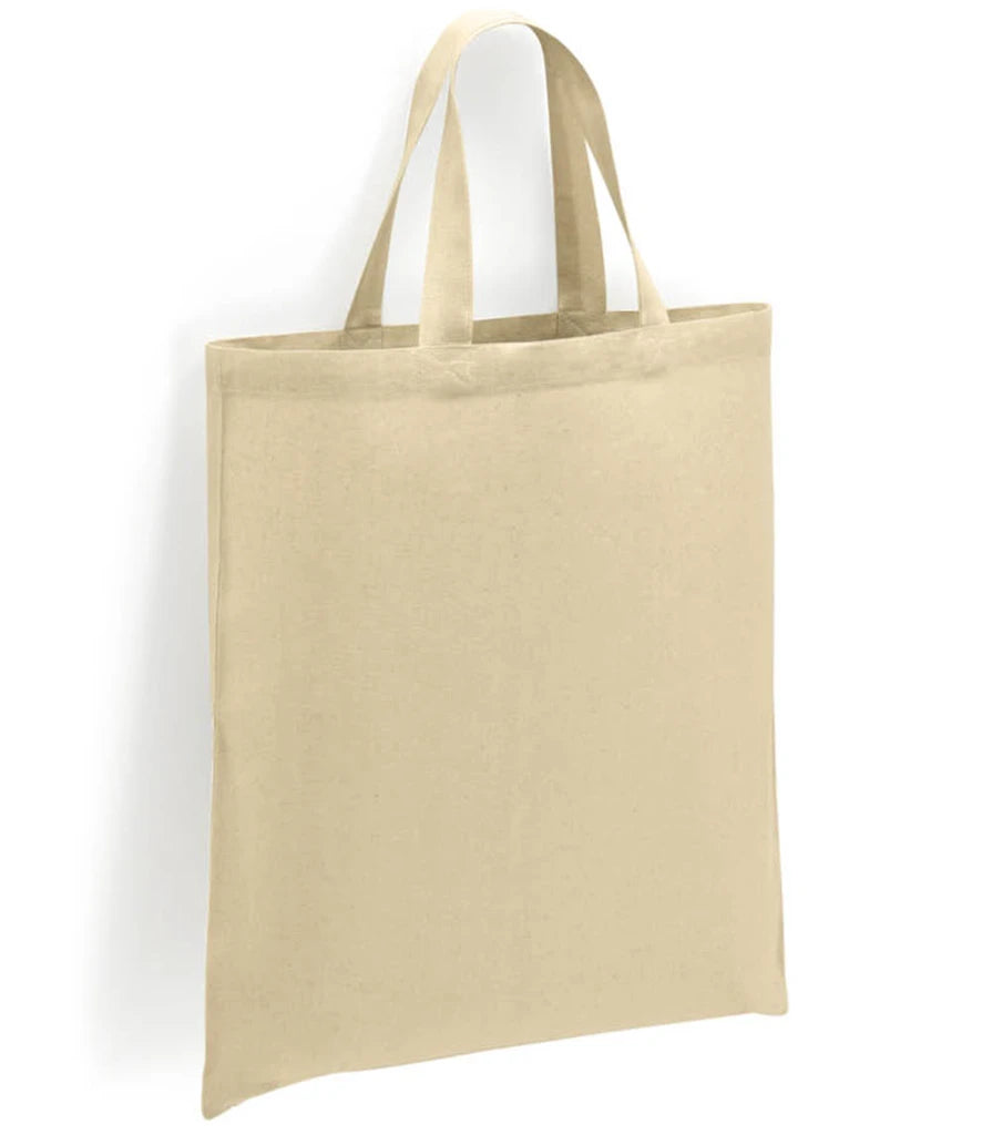 Brand Lab Cotton Short Handle Shopper — Natural