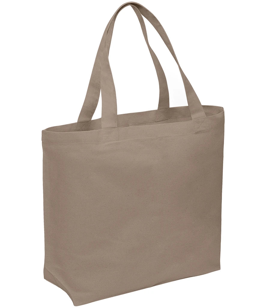 Brand Lab Oversized Tote Bag — Mushroom