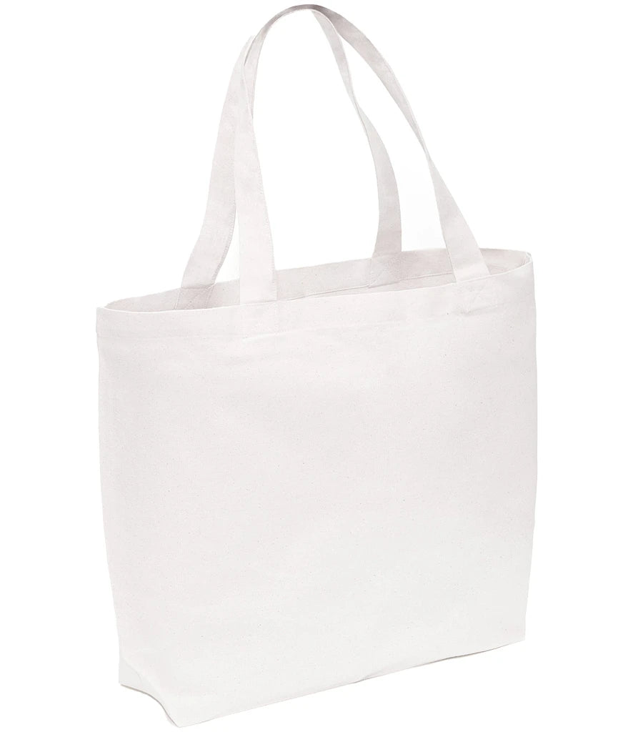 Brand Lab Oversized Tote Bag — White