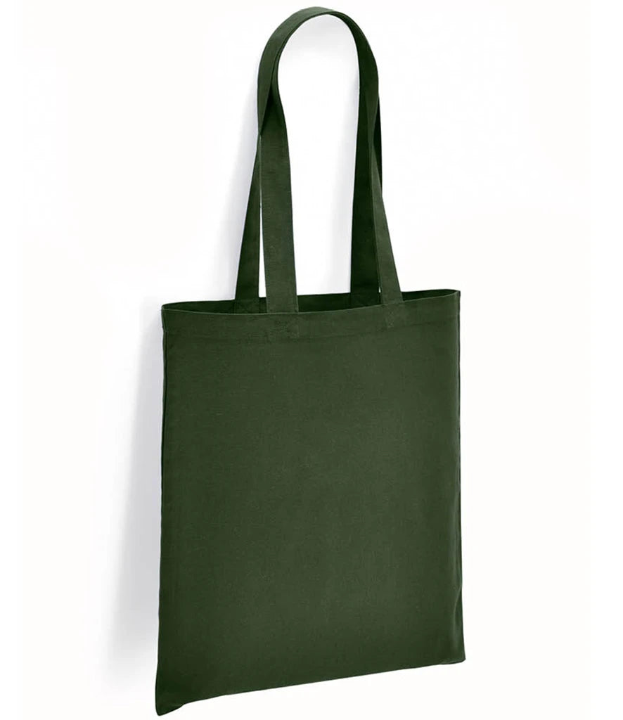 Brand Lab Organic Cotton Long Handle Shopper — Forest Green