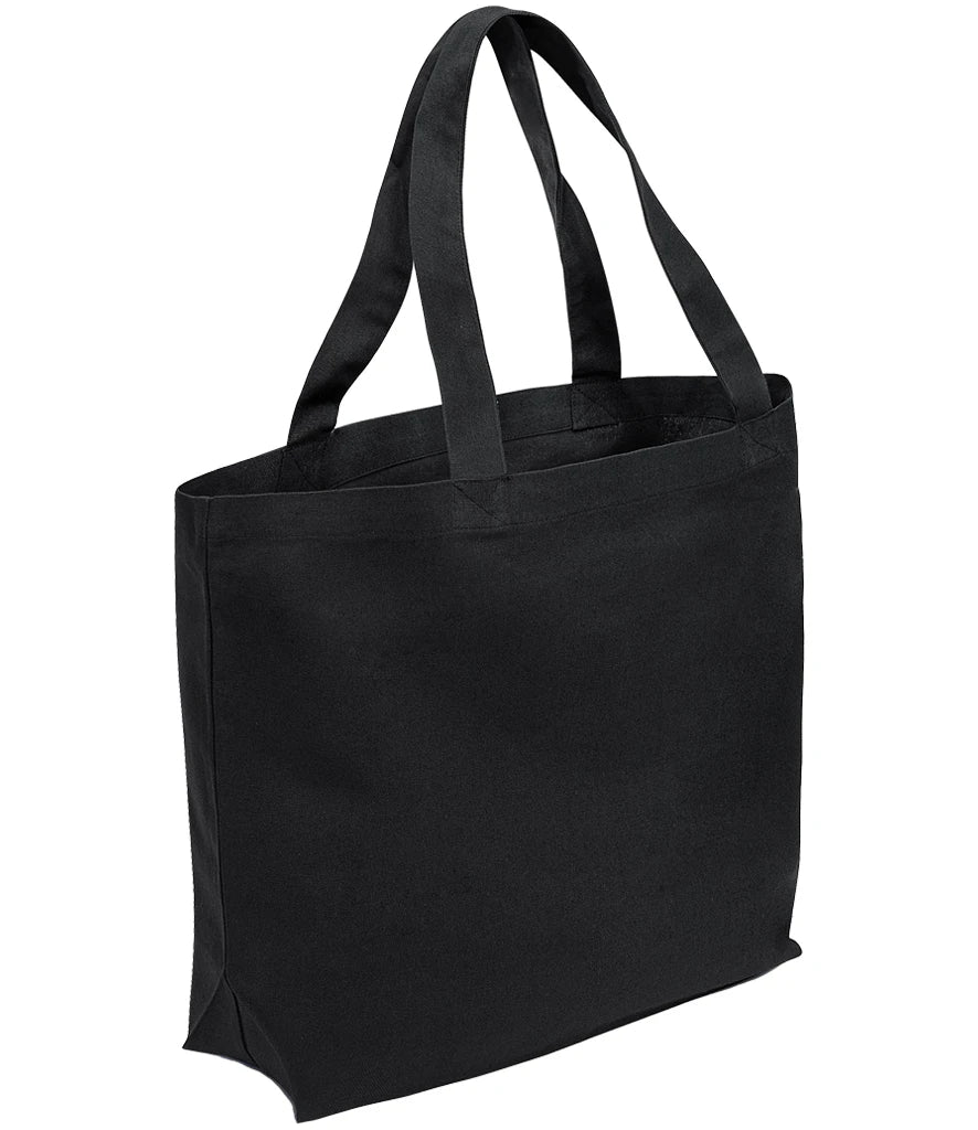 Brand Lab Organic Oversized Tote Bag — Black