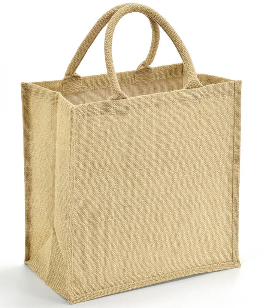 Brand Lab Natural Jute Tote Bag — Natural