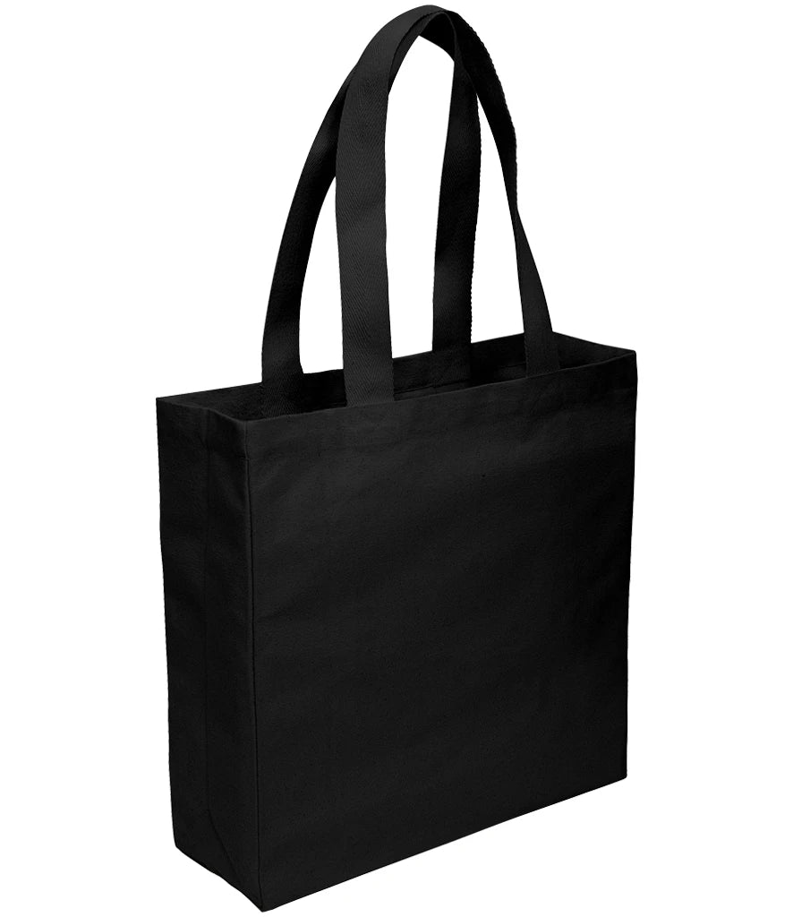 Brand Lab Everyday Square Canvas Tote Bag — Black