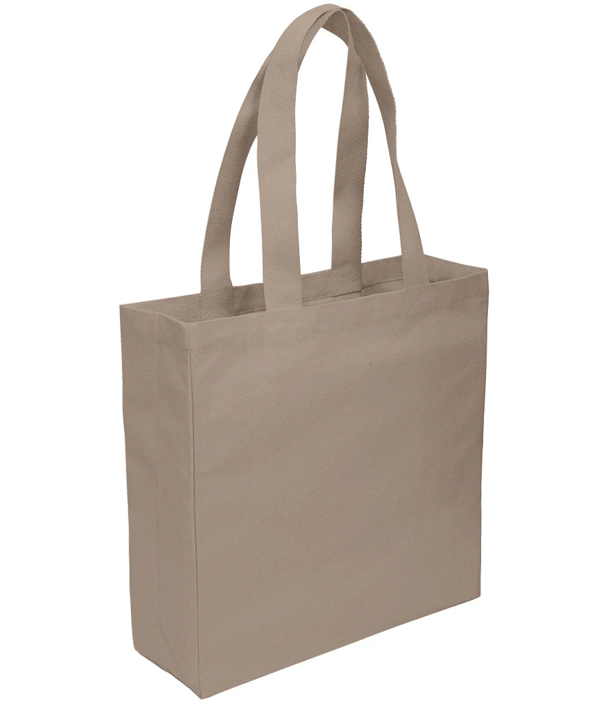 Brand Lab Everyday Square Canvas Tote Bag — Mushroom